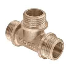 Тройник Koer KF.T06M.WN - 1/2'' MMM без никеля