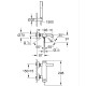 Однорычажный смеситель для ванны Grohe Essence