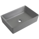 Раковина накладная Mixxus Premium QUADRO-0108 GRAY 550x390x145mm