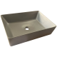 Раковина накладная Mixxus Premium QUADRO-0108 GRAY 550x390x145mm