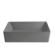 Раковина накладная Mixxus Premium QUADRO-0108 GRAY 550x390x145mm