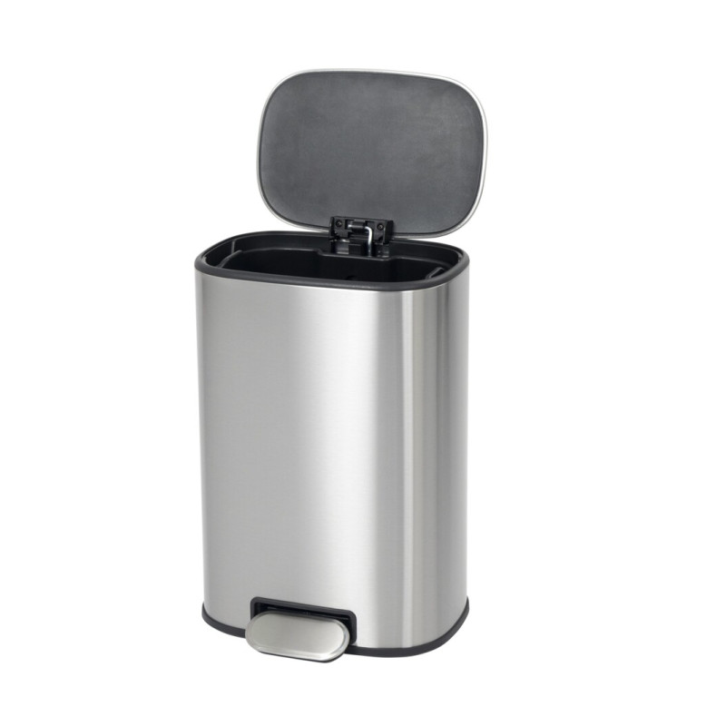Мусорное ведро с плавным закрытием овальное Mixxus Premium Diverse-TC0112 SS Color 12л цвет нержаве