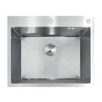 Мойка из нержавеющей стали MIXXUS MH6050 DECOR NANO-SILVER (3.0/0.8) цвет нержавейка