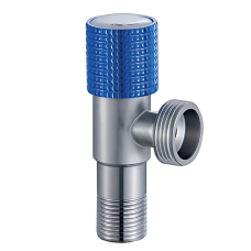 Кран для подключения сантехприборов Mixxus VAL-10-1/2x3/4 с нерж. стали SUS304 (синий)