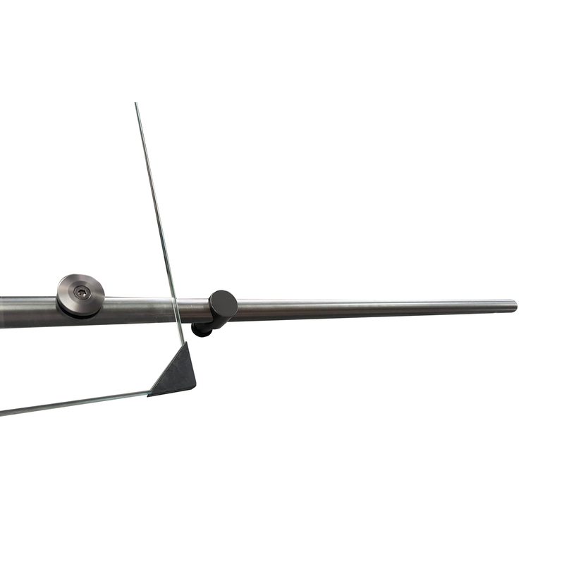 Дверь в нишу Koer SR SD06-140x220-TR-07 прозрачное стекло Easy Clean 8мм, графит