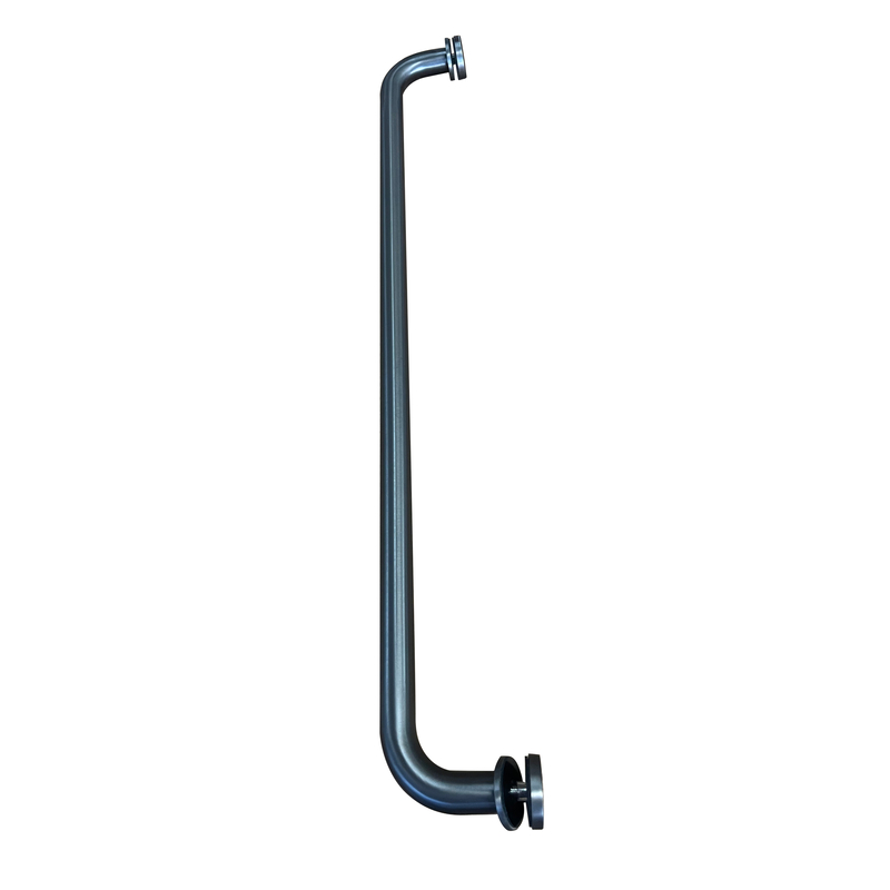 Дверь в нишу Koer SR SD06-140x220-TR-07 прозрачное стекло Easy Clean 8мм, графит