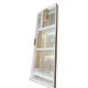 Дверь в нишу Koer SR SD06-140x220-TR-07 прозрачное стекло Easy Clean 8мм, графит