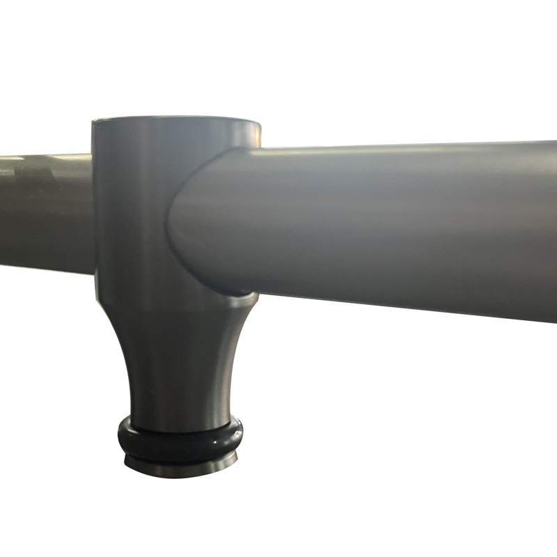 Дверь в нишу Koer SR SD06-140x220-TR-07 прозрачное стекло Easy Clean 8мм, графит
