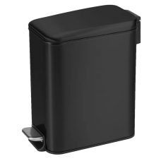 Мусорное ведро с плавным закрытием прямоугольное Mixxus Diverse-TC0312 Black 12л цвет черный (MI709