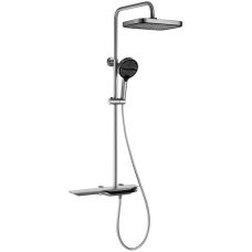 Душевая колонна с термостатическим смесителем MIXXUS PREMIUM SPACE-009-J CHROME с кнопочным переклю