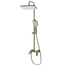 Душевая колонна со смесителем HAIBA GAUDI 009-J BRUSHED GOLD
