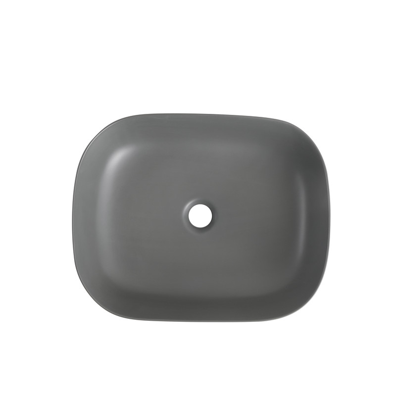 Раковина накладная Mixxus Premium DIVERSE-0115 GRAY 490x395x135mm