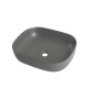 Раковина накладная Mixxus Premium DIVERSE-0115 GRAY 490x395x135mm