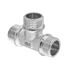 Тройник Nolf NFC.T06MMM-N-1/2''MMM никелированный