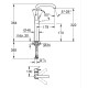 Однорычажный смеситель для раковины XL-Size Grohe Essence