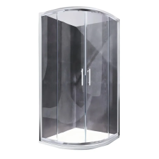 Душевая кабина без поддона Koer SR SC04-100x100x195-TR-01 прозрачное стекло Easy Clean 5мм, хром (K