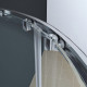 Душевая кабина без поддона Koer SR SC04-100x100x195-TR-01 прозрачное стекло Easy Clean 5мм, хром (K