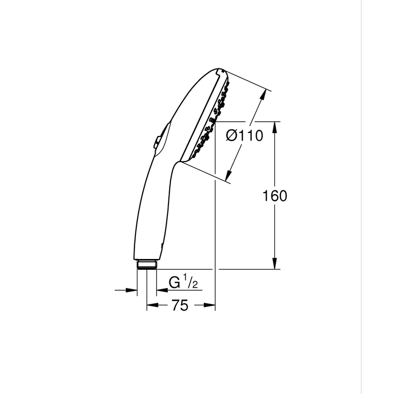 Ручной душ Grohe Tempesta 110 3 режима