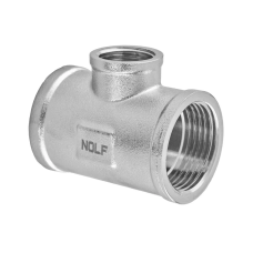 Тройник редукционный Nolf NFC.T080608F-N-3/4"Fх1/2"Fх3/4"F никелированный