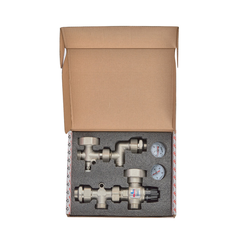 Смесительный узел Koer KR.2022 - 1" (с термостатическим смесительным клапаном 20-43°C)