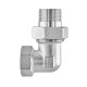 Сгон американка Nolf NFC.521-08 - 3/4" угловой никелированный