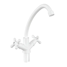 Смеситель для кухни Plamix Amax-271 White (без подвода)