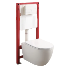 Комплект унитаз с инсталляцией для унитаза Mixxus Premium ELLIPSE-SET-2101 система смыва TORNADO 3.