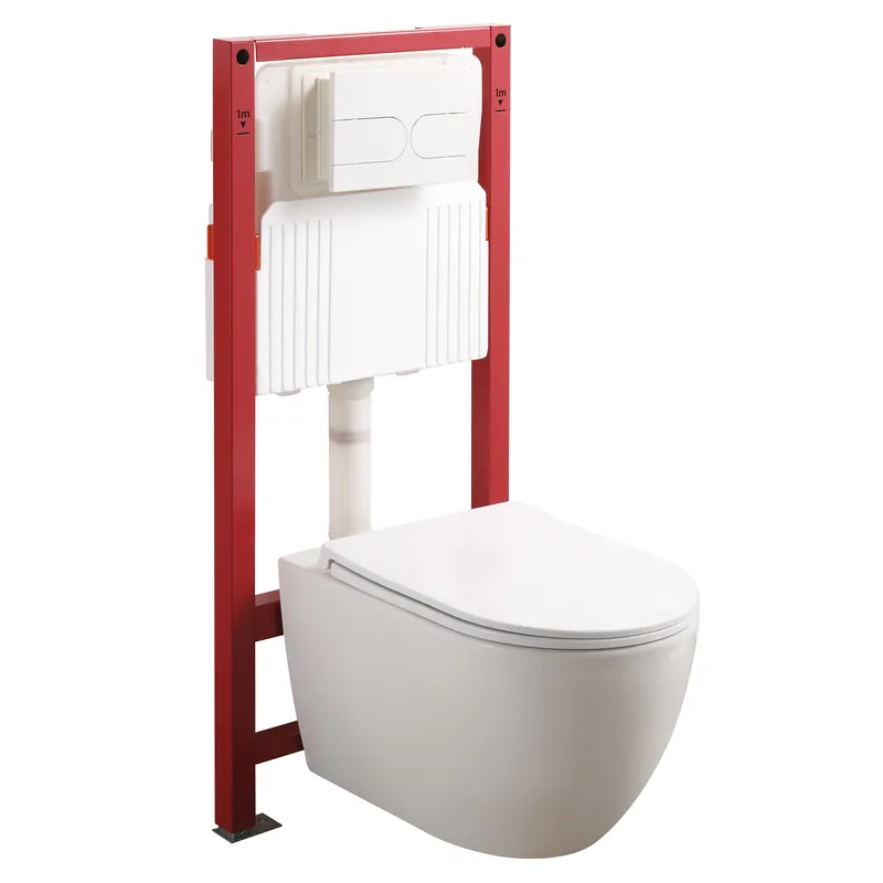 Комплект унитаз с инсталляцией для унитаза Mixxus Premium ELLIPSE-SET-2101 система смыва TORNADO 3.