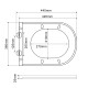 Комплект унитаз с инсталляцией для унитаза Mixxus Premium ELLIPSE-SET-2101 система смыва TORNADO 3.