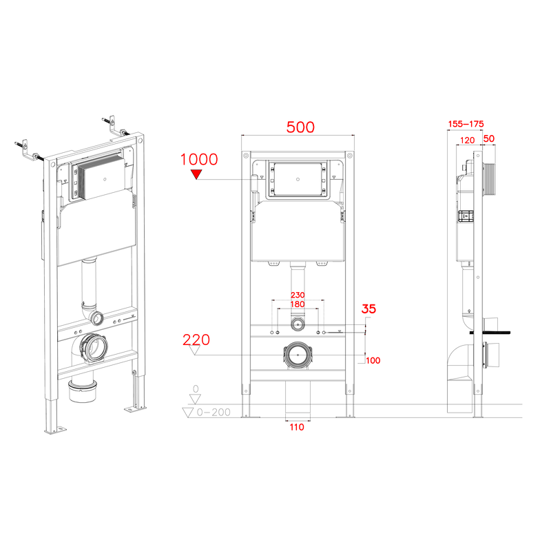 Комплект унитаз с инсталляцией для унитаза Mixxus Premium ELLIPSE-SET-2101 система смыва TORNADO 3.