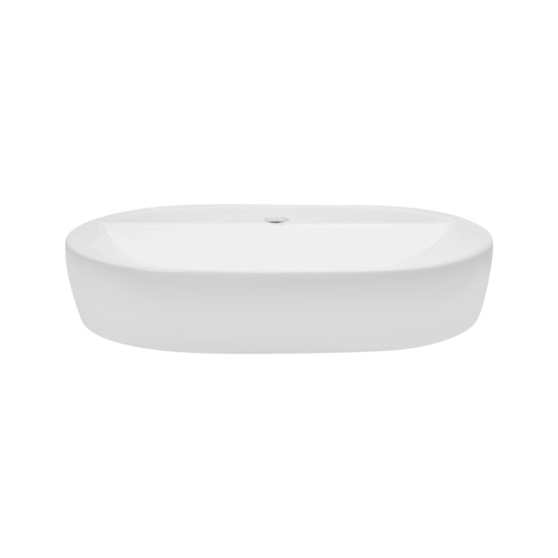 Раковина накладная Mixxus Premium ELLIPSE-0204 600х380х115mm с отверстием под смеситель