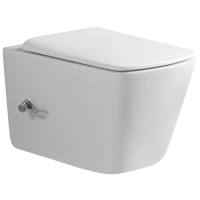 Унитаз-биде подвесной Mixxus Premium QUADRO-1301-R 510x350x345mm система смыва RIMLESS