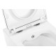 Унитаз-биде подвесной Mixxus Premium QUADRO-1301-R 510x350x345mm система смыва RIMLESS