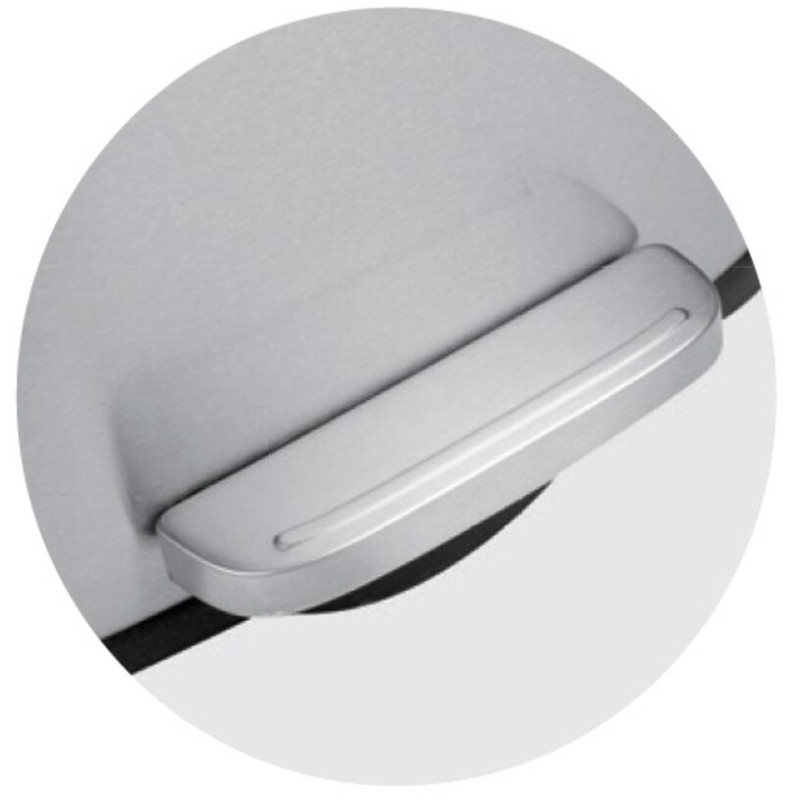 Мусорное ведро с плавным закрытием прямоугольное Mixxus Bevel-TC0112 SS Color 12л цвет нержавейка (