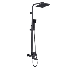 Душевая колонна со смесителем Zerix LEB16-123 Black (цвет черный)