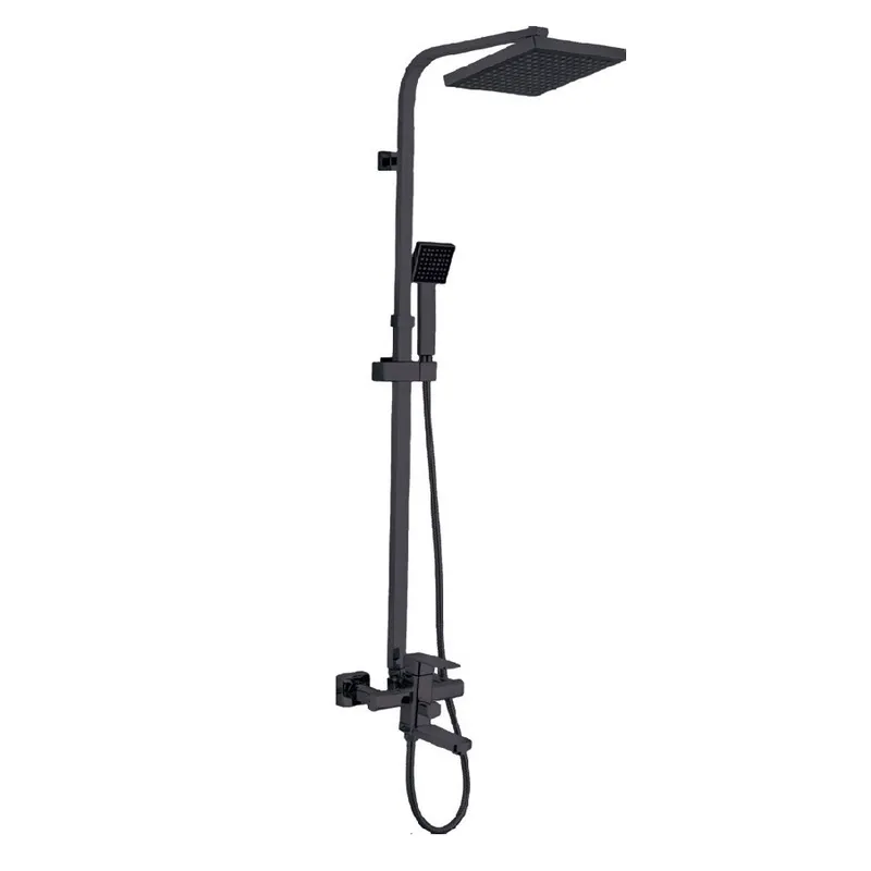 Душевая колонна со смесителем Zerix LEB16-123 Black (цвет черный)