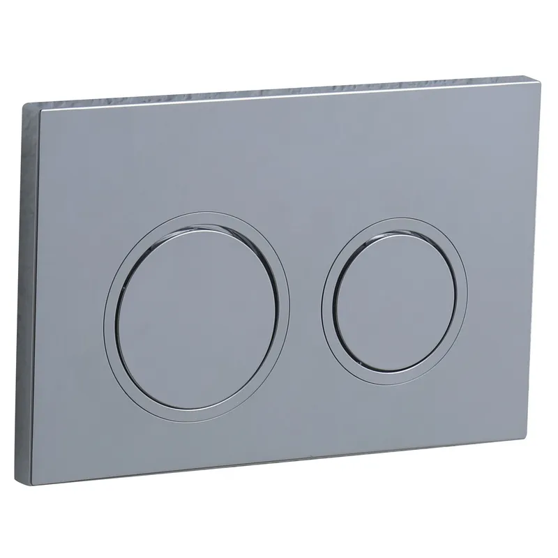 Панель смыва Koer KT-0605-01 220x140x12mm пластиковая, кнопка круглая