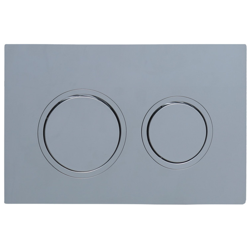 Панель смыва Koer KT-0605-01 220x140x12mm пластиковая, кнопка круглая