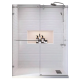 Дверь в нишу Koer SR SD06-120x220-TR-01 прозрачное стекло Easy Clean 8мм, хром
