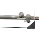 Дверь в нишу Koer SR SD06-120x220-TR-01 прозрачное стекло Easy Clean 8мм, хром