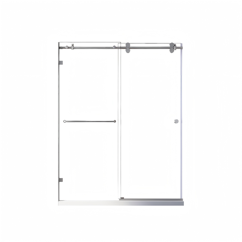 Дверь в нишу Koer SR SD06-120x220-TR-01 прозрачное стекло Easy Clean 8мм, хром