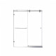 Дверь в нишу Koer SR SD06-120x220-TR-01 прозрачное стекло Easy Clean 8мм, хром