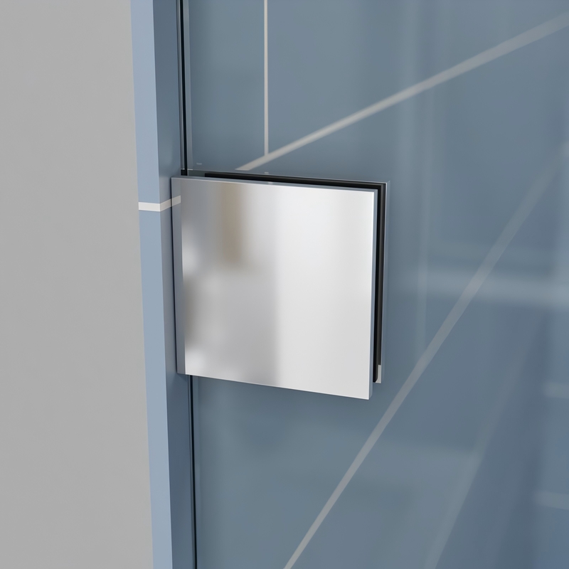 Дверь в нишу Koer SR SD06-120x220-TR-01 прозрачное стекло Easy Clean 8мм, хром