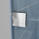 Дверь в нишу Koer SR SD06-120x220-TR-01 прозрачное стекло Easy Clean 8мм, хром