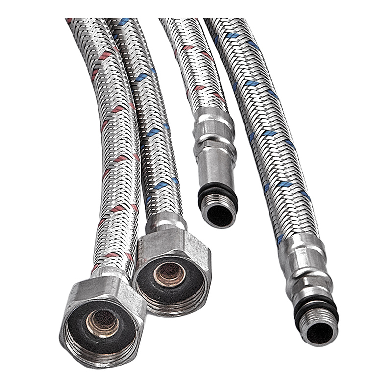 Гибкая подводка Champion FH-01-F1/2"xM10-60 нержавейка (пара)