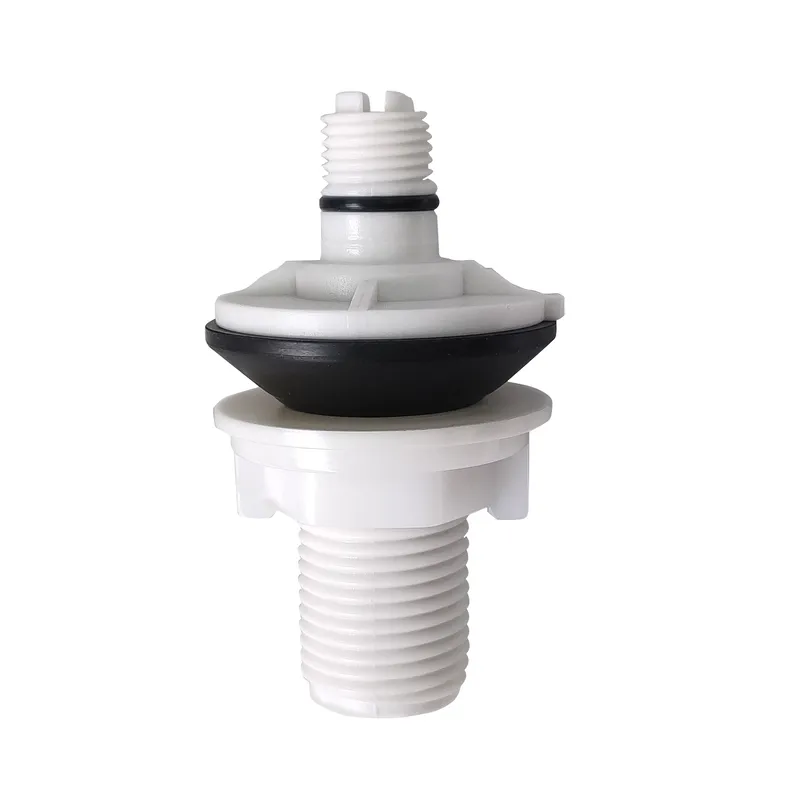 Пластиковый штуцер Koer KT-1402-1/2" к наполнительной арматуре для бачка унитаза подвода 1/2" (KR56