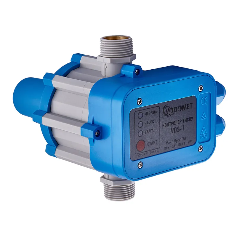 Контроллер давления Vodomet VDS-1 электронный для насоса 1,1 кВт, 1", с кабелем