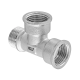 Тройник Nolf NFC.T06FFM-N-1/2''FFM никелированный