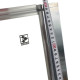 Шторки стеклянные на ванну Koer SR BS05-90x140-TR-01 прозрачное стекло Easy Clean 6мм, хром (KR5372