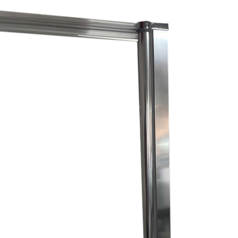 Шторки стеклянные на ванну Koer SR BS05-90x140-TR-01 прозрачное стекло Easy Clean 6мм, хром (KR5372